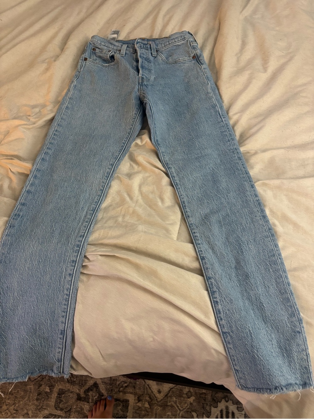 Levi's Women's Light Blue Straight-Leg Jeans